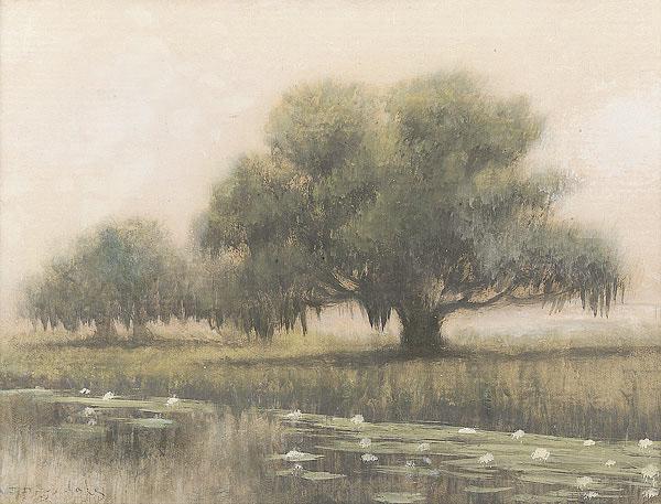 Alexander John Drysdale Louisiana Live Oaks Audubon Park France oil painting art